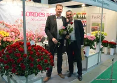 Göran Basjes and colleague of Kordes Rosen, presenting some new and of course existing varieties