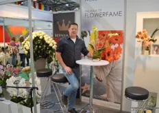 Martin Groen, who travels the world to present flowershows, among others on behalve of FlowerFame