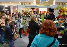 Lots of attention for the flower arranging shows, also here at Flower Circus
