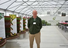 Hans Gerritsen of Headstart Nursery. This propagation nursery is a big player in the field of green plants.