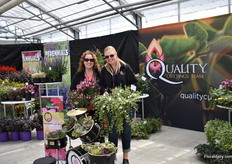 Jacqueline Azbill and Carolyn Forro of Quality Cuttings Team, a new company (employed owned) out of HMA Plants.