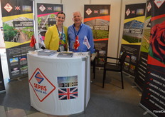 Ece Smivar Kacale and Wagody Sobeith, of the Turkish film producing company Sepas Plastic. Together with plant researchers, they seek to develop the perfect film for each individual crop.