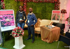 Anne Wanyume and Alloys Okoth represeting CargoTech, prviding freight logistics solutions. The company is a member of the well-known Fairways Group.