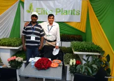 Elite Plants, producer of young plants and part of AAA growers. On the photo Martin Kariuki and Mandyam Srikanthan.