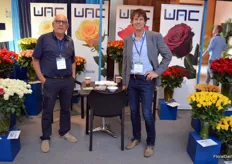 Rose breeder WAC - Wagagai Agriom Combination - at the fair represented by Richard McGonnell (within floriculture also know for organizing the Naivasha Horticultural Fair) and Edo Kolmer.
