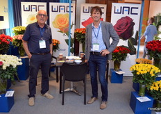 Rose breeder WAC - Wagagai Agriom Combination - at the fair represented by Richard McGonnell (within floriculture also know for organizing the Naivasha Horticultural Fair) and Edo Kolmer.