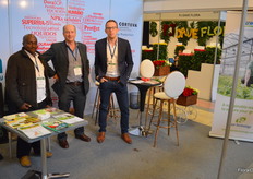 Lachlan is the new distributor of Huwa-San products in Kenya. On the photo Francis Mbugua, Richard Stone-Wigg and Simon Eyers.