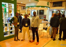 Lilian Chepngo, Paul Ndigwa and Jack Wekesa from Amiran Kenya.