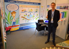 Matej Usenik of Printack, a French printing company proving all sorts of labels and tags.