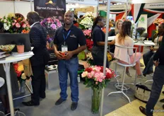 Eric Moseti of Harvest Flowers Kenya. This grower employs three farms, one of them having the honour of being closest to the airport of all.