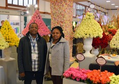 mZurrie 'Good' Flowers is actually a group of three Kenian rose growers. Andrew Wamba and Nancy Mucke part of the crew.