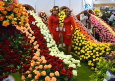 These beautiful ladies Cecila and Annrose are here to stress the beautiful product Magana Flowers is specialized in. Tree guessed what that is.
