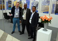 Optimism prevails at Celtic Cooling, as they see investments throughout the market going up. From left to right Dave Zoetemelk, Nelson Okoth and Fikru Bekele.