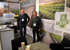 Vermako and Mereg, often cooperating in Africa: Vermako building the greenhouse, Mereg providing all automation inside. On the photo Peter Wicke and Bertho Meers.