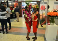 These beautiful ladies from FloraHolland surely guarenteed a lot of smiles.