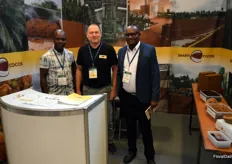 Enos Odula and Peter Zethof of Shakti Cocos, together with Eric Ojode from Agrichem paying them a visit.