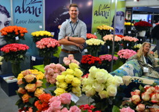 Stephan Heyer from Rosen Tantau, who is an agent voor Van Kleeft in East Africa.