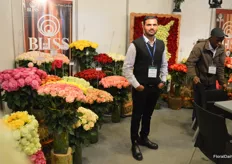 Ajaykumar Sutar from Bliss Flora, a Kenyan rose grower producing flowers on 37 hectares
