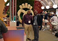 Edwin Gakonyo and Hilbert Omondi of Royal FloraHolland