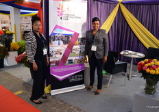 Naivasha Horticultural Fair, at the show represented by Rachel and Agnes.