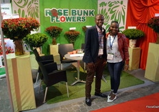 Michael and Grace from hypericum grower Rose Bunk. In november, they will also be presenting their assortement at the Trade Fair in Aalsmeer, The Netherlands.