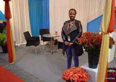 Babra Chelangat of Rio Fresh Farm, specialized in growing exclusive products like Ammi visnaga, arabicum, ornis, craspedia and more.