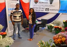 Joshua and Margaret from Abdehta Flowers, who also seeks to grow as wide an assortiment of flowers as possible!