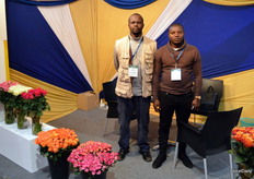 Talib Mohammed and Ismael Ibrahim from export company Abu Zarara.