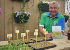 Here we have Marco Laan with his seeds.