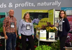Anthony Magon of Bradley Nurseries, Janet Curry and Amy McCormack of Nature’s Source.