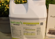 The Plant Food 10-4-5 of Nature’s Source.