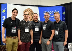 The team of Van Belle Nursery. F.l.t.r, Jeff O'Brien, Kevin Cramer, Adam Underwood, Devonne Friesen and Bill Heinrichs.