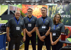 The team of T.O. Plastics f.l.t.r., Doug Laubenstein, James Rowley, Mike Vallafskey and Leigh Ann Johnson.