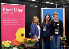Judy Born and Felicia Vandervelde and Lisanne Fabriek of Florist Breeding & Propagation.