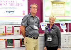 Dean Mosdell and Diana Nisbet of Syngenta Crop Protection.