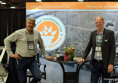 Ed Vermolen Aldershot Greenhouses and Jan ten Brinke of Hydrangea Breeders Association.