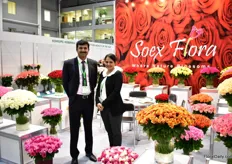 And the only Indian rose farm at the exhibition; Soex Flora. After a two year break, Narendra Patil and Dolly Mahawar are back at the show with a booth. “We received a lot of inquiries at last years IFTF in Vijfhuizen, the Netherlands and we therefore decided to exhibit at this show.” At the show, they received positive and surprised reactions. “Visitors are surprised to see an Indian rose farm at the show.”