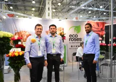 The team of Eco Roses. Over the last years, this Ecuadorian rose grower reduced its exports to Russia, but it is still an important market to them; around 30 percent of their prodiction volume goes to this market.
