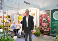Eric Renault of Plantexport. This company is built up of seven French companies and Renailt is one of them. Together, the companies can offer Russian growers a large assortment of hydrangea, garden rose and chrysanthemum young that sell young plants. They sell the, all over the world and Russia is a large market for them.