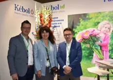 Here we got Timmo Draaisma, Yulia Morozoca and Kees vd Meij from Kébol. It was already their 14th time at the Flower Expo.