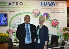 Antonio Don Santos together with the CEO of Nova Agro, Natalya Novihova.