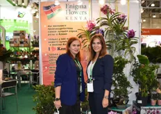 The ladys from Enigma Flowers. On the left we have Julia wich is working for the Israelien part of teh company and at the right we got Alina wich is working for the Dutch root.