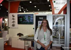 Also Nadja Chodora from Mayer was there and she shows us the machine of their partner TEA who does al the work in Russia for them.