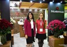 Stephanie Bastidas and Jacqueline Armijos of Monterosas. They grow over 50 varieties on 12ha and their main market is Russia. 