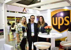 The team of UPS, from left to right: Cayetano Jobes, Angee Viviana Arevalo and Maria Belen Palacio. 