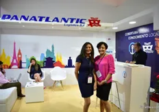 Alejandra Aragundi and Liliana Vargas of Kuhne and Nagel. Regently K+N took over Panatlantinc. This will be the last time that Panatlantic will be exhibiting.