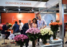 Marcelo Echeverria, Socorro Martinez and Koen Stigter of Dummen Orange.