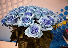 A new product on the display of BellaRosa/Rose Connectino is the tinten and sprayed roses.