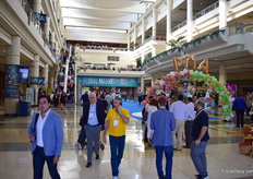 Floral buyers, sellers, breeders and growers will come together in an expanded show-within-a-show Floral Marketplace located in a dedicated area on the right side of the Fresh Summit show floor. Floral floor space has increased by 10,000 square feet over previous years. On the photo the entrance to the Floral Marketplace. 