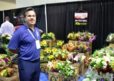 Doug Stinson of Sun Vista Farms. They grow and import flowers and supply mixed bouquets all over the US. They are based in San Diego, California.